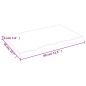 vidaXL Wandregal Hellbraun 80x50x4 cm Massivholz Eiche Behandelt vidaXL Wandregal Hellbraun 80x50x4 cm Massivholz Eiche Behandelt