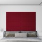 Wandpaneele 12 Stk. Weinrot 90x30 cm Samt 3,24 m² Wandpaneele 12 Stk. Weinrot 90x30 cm Samt 3,24 m²