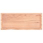 vidaXL Wandregal Hellbraun 100x40x4 cm Massivholz Eiche Behandelt vidaXL Wandregal Hellbraun 100x40x4 cm Massivholz Eiche Behandelt