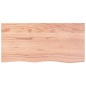 vidaXL Wandregal Hellbraun 100x50x2 cm Massivholz Eiche Behandelt vidaXL Wandregal Hellbraun 100x50x2 cm Massivholz Eiche Behandelt