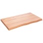 vidaXL Wandregal Hellbraun 100x60x6 cm Massivholz Eiche Behandelt vidaXL Wandregal Hellbraun 100x60x6 cm Massivholz Eiche Behandelt