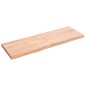 vidaXL Wandregal Hellbraun 120x40x4 cm Massivholz Eiche Behandelt vidaXL Wandregal Hellbraun 120x40x4 cm Massivholz Eiche Behandelt