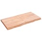 vidaXL Wandregal Hellbraun 120x60x(2-6) cm Massivholz Eiche Behandelt vidaXL Wandregal Hellbraun 120x60x(2-6) cm Massivholz Eiche Behandelt