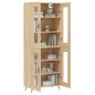 Highboard Sonoma-Eiche 69,5x34x180 cm Holzwerkstoff Highboard Sonoma-Eiche 69,5x34x180 cm Holzwerkstoff