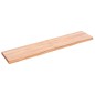 vidaXL Wandregal Hellbraun 140x30x4 cm Massivholz Eiche Behandelt vidaXL Wandregal Hellbraun 140x30x4 cm Massivholz Eiche Behandelt