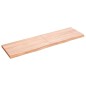 vidaXL Wandregal Hellbraun 140x40x4 cm Massivholz Eiche Behandelt vidaXL Wandregal Hellbraun 140x40x4 cm Massivholz Eiche Behandelt