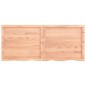 vidaXL Wandregal Hellbraun 140x60x4 cm Massivholz Eiche Behandelt vidaXL Wandregal Hellbraun 140x60x4 cm Massivholz Eiche Behandelt