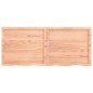 vidaXL Wandregal Hellbraun 140x60x6 cm Massivholz Eiche Behandelt vidaXL Wandregal Hellbraun 140x60x6 cm Massivholz Eiche Behandelt