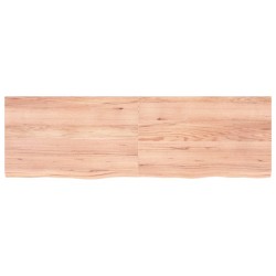 vidaXL Wandregal Hellbraun 160x50x4 cm Massivholz Eiche Behandelt