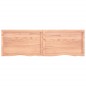 vidaXL Wandregal Hellbraun 160x50x4 cm Massivholz Eiche Behandelt vidaXL Wandregal Hellbraun 160x50x4 cm Massivholz Eiche Behandelt