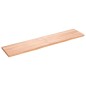 vidaXL Wandregal Hellbraun 180x40x4 cm Massivholz Eiche Behandelt vidaXL Wandregal Hellbraun 180x40x4 cm Massivholz Eiche Behandelt