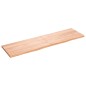 vidaXL Wandregal Hellbraun 180x50x(2-4) cm Massivholz Eiche Behandelt vidaXL Wandregal Hellbraun 180x50x(2-4) cm Massivholz Eiche Behandelt