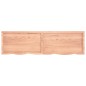 vidaXL Wandregal Hellbraun 180x50x(2-4) cm Massivholz Eiche Behandelt vidaXL Wandregal Hellbraun 180x50x(2-4) cm Massivholz Eiche Behandelt