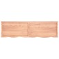 vidaXL Wandregal Hellbraun 180x50x6 cm Massivholz Eiche Behandelt vidaXL Wandregal Hellbraun 180x50x6 cm Massivholz Eiche Behandelt