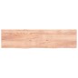 vidaXL Wandregal Hellbraun 200x50x4 cm Massivholz Eiche Behandelt vidaXL Wandregal Hellbraun 200x50x4 cm Massivholz Eiche Behandelt