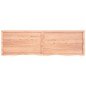 vidaXL Wandregal Hellbraun 200x60x(2-4) cm Massivholz Eiche Behandelt vidaXL Wandregal Hellbraun 200x60x(2-4) cm Massivholz Eiche Behandelt