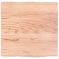 vidaXL Tischplatte 40x40x4 cm Massivholz Eiche Behandelt Baumkante vidaXL Tischplatte 40x40x4 cm Massivholz Eiche Behandelt Baumkante