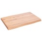 vidaXL Tischplatte 60x40x4 cm Massivholz Eiche Behandelt Baumkante vidaXL Tischplatte 60x40x4 cm Massivholz Eiche Behandelt Baumkante