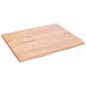 vidaXL Tischplatte 60x50x2 cm Massivholz Eiche Behandelt Baumkante vidaXL Tischplatte 60x50x2 cm Massivholz Eiche Behandelt Baumkante