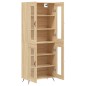 Highboard Sonoma-Eiche 69,5x34x180 cm Holzwerkstoff Highboard Sonoma-Eiche 69,5x34x180 cm Holzwerkstoff