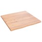 vidaXL Tischplatte 60x60x2 cm Massivholz Eiche Behandelt Baumkante vidaXL Tischplatte 60x60x2 cm Massivholz Eiche Behandelt Baumkante