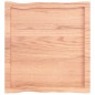 vidaXL Tischplatte 60x60x4 cm Massivholz Eiche Behandelt Baumkante vidaXL Tischplatte 60x60x4 cm Massivholz Eiche Behandelt Baumkante