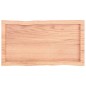vidaXL Tischplatte 80x40x4 cm Massivholz Eiche Behandelt Baumkante vidaXL Tischplatte 80x40x4 cm Massivholz Eiche Behandelt Baumkante