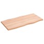 vidaXL Tischplatte 80x40x2 cm Massivholz Eiche Behandelt Baumkante vidaXL Tischplatte 80x40x2 cm Massivholz Eiche Behandelt Baumkante