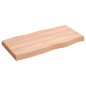 vidaXL Tischplatte 80x40x6 cm Massivholz Eiche Behandelt Baumkante vidaXL Tischplatte 80x40x6 cm Massivholz Eiche Behandelt Baumkante
