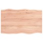 vidaXL Tischplatte 80x50x2 cm Massivholz Eiche Behandelt Baumkante vidaXL Tischplatte 80x50x2 cm Massivholz Eiche Behandelt Baumkante