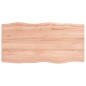 vidaXL Tischplatte 100x50x4 cm Massivholz Eiche Behandelt Baumkante vidaXL Tischplatte 100x50x4 cm Massivholz Eiche Behandelt Baumkante