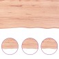 vidaXL Tischplatte 100x50x4 cm Massivholz Eiche Behandelt Baumkante vidaXL Tischplatte 100x50x4 cm Massivholz Eiche Behandelt Baumkante