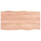 vidaXL Tischplatte 100x50x6 cm Massivholz Eiche Behandelt Baumkante vidaXL Tischplatte 100x50x6 cm Massivholz Eiche Behandelt Baumkante