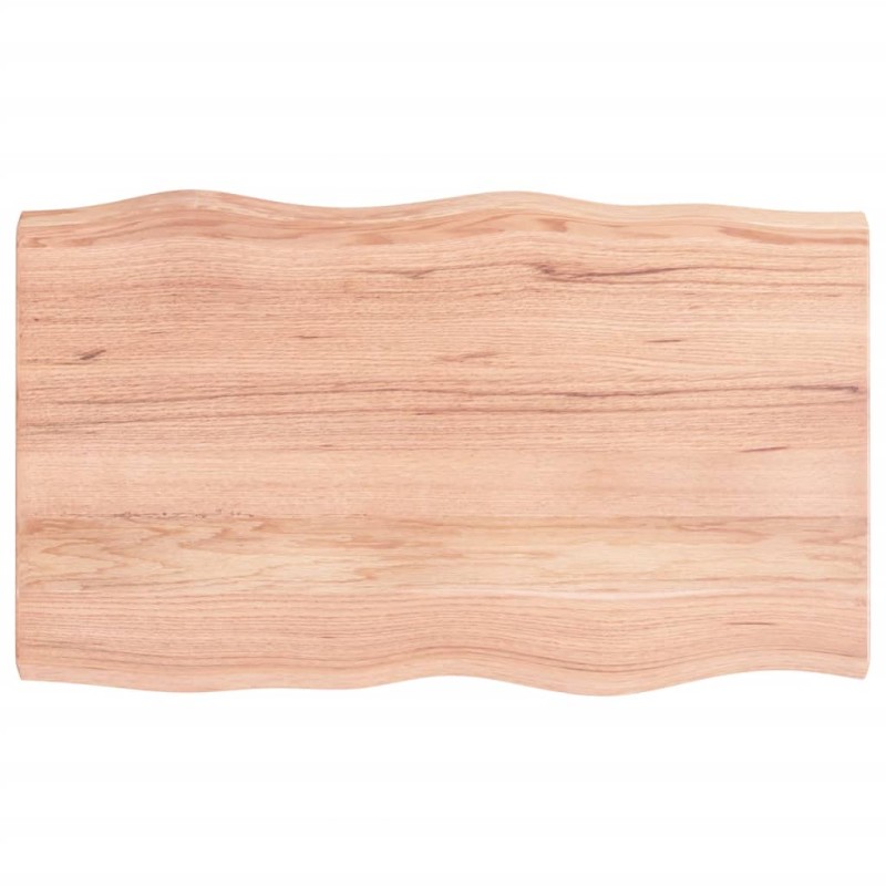 vidaXL Tischplatte 100x60x(2-4) cm Massivholz Behandelt Baumkante vidaXL Tischplatte 100x60x(2-4) cm Massivholz Behandelt Baumkante