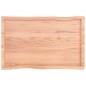 vidaXL Tischplatte 100x60x(2-4) cm Massivholz Behandelt Baumkante vidaXL Tischplatte 100x60x(2-4) cm Massivholz Behandelt Baumkante