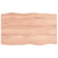 vidaXL Tischplatte 100x60x6 cm Massivholz Eiche Behandelt Baumkante vidaXL Tischplatte 100x60x6 cm Massivholz Eiche Behandelt Baumkante