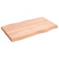 vidaXL Tischplatte 100x60x6 cm Massivholz Eiche Behandelt Baumkante vidaXL Tischplatte 100x60x6 cm Massivholz Eiche Behandelt Baumkante
