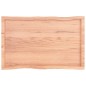 vidaXL Tischplatte 100x60x6 cm Massivholz Eiche Behandelt Baumkante vidaXL Tischplatte 100x60x6 cm Massivholz Eiche Behandelt Baumkante