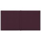 Wandpaneele 12 Stk. Lila 30x15 cm Stoff 0,54 m² Wandpaneele 12 Stk. Lila 30x15 cm Stoff 0,54 m²