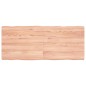 vidaXL Tischplatte 120x50x6 cm Massivholz Eiche Behandelt Baumkante vidaXL Tischplatte 120x50x6 cm Massivholz Eiche Behandelt Baumkante