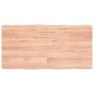 vidaXL Tischplatte 120x60x4 cm Massivholz Eiche Behandelt Baumkante vidaXL Tischplatte 120x60x4 cm Massivholz Eiche Behandelt Baumkante