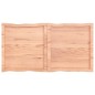 vidaXL Tischplatte 120x60x4 cm Massivholz Eiche Behandelt Baumkante vidaXL Tischplatte 120x60x4 cm Massivholz Eiche Behandelt Baumkante