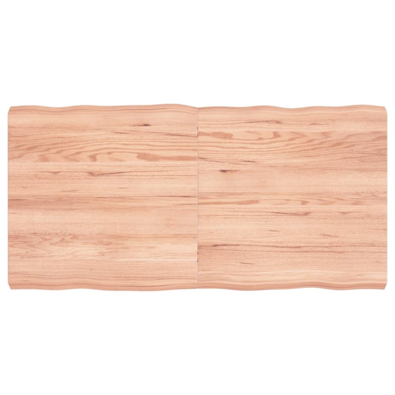 vidaXL Tischplatte 120x60x(2-6) cm Massivholz Behandelt Baumkante vidaXL Tischplatte 120x60x(2-6) cm Massivholz Behandelt Baumkante