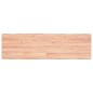vidaXL Tischplatte 140x40x4 cm Massivholz Eiche Behandelt Baumkante vidaXL Tischplatte 140x40x4 cm Massivholz Eiche Behandelt Baumkante