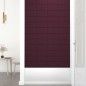 Wandpaneele 12 Stk. Lila 30x15 cm Stoff 0,54 m² Wandpaneele 12 Stk. Lila 30x15 cm Stoff 0,54 m²