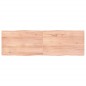 vidaXL Tischplatte Hellbraun 160x50x4cm Eichenholz Behandelt Baumkante vidaXL Tischplatte Hellbraun 160x50x4cm Eichenholz Behandelt Baumkante