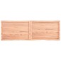 vidaXL Tischplatte Hellbraun 160x50x4cm Eichenholz Behandelt Baumkante vidaXL Tischplatte Hellbraun 160x50x4cm Eichenholz Behandelt Baumkante