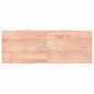vidaXL Tischplatte Hellbraun 160x60x4cm Eichenholz Behandelt Baumkante vidaXL Tischplatte Hellbraun 160x60x4cm Eichenholz Behandelt Baumkante