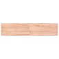 vidaXL Tischplatte Hellbraun 180x40x4cm Eichenholz Behandelt Baumkante vidaXL Tischplatte Hellbraun 180x40x4cm Eichenholz Behandelt Baumkante