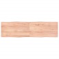 vidaXL Tischplatte Hellbraun 180x50x4cm Eichenholz Behandelt Baumkante vidaXL Tischplatte Hellbraun 180x50x4cm Eichenholz Behandelt Baumkante